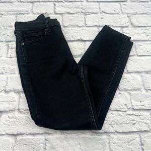 Everlane Womans Size 26 Ankle Skinny Jeans Black High Rise Stretch